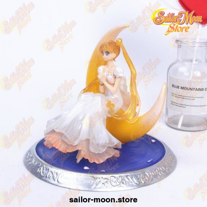 14Cm Super Sailor Moon Dolls Pvc Action Figure Wings Cake Decoration