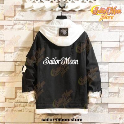 2021 Sailor Moon Denim Jacket S / Black 4