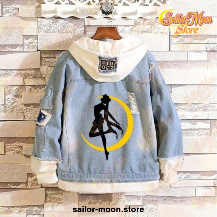 2021 Sailor Moon Denim Jacket S / Blue 4