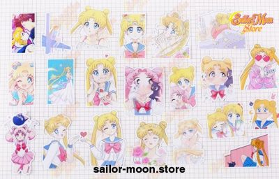 21Pcs/pack Creative Cute Self-Made Sailor Moon Scrapbooking Stickers