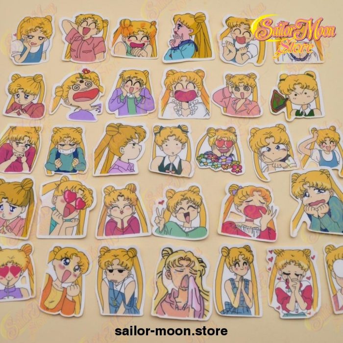 45Pcs Sailor Moon Series 2 Decorative Stickers