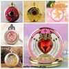 7 Types Japanese Sailor Moon Quartz Pocket Watch Fashion Unique Necklace