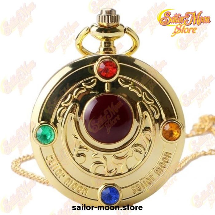 7 Types Japanese Sailor Moon Quartz Pocket Watch Fashion Unique Necklace Style 2