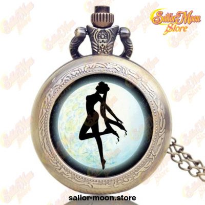 7 Types Japanese Sailor Moon Quartz Pocket Watch Fashion Unique Necklace Style 5