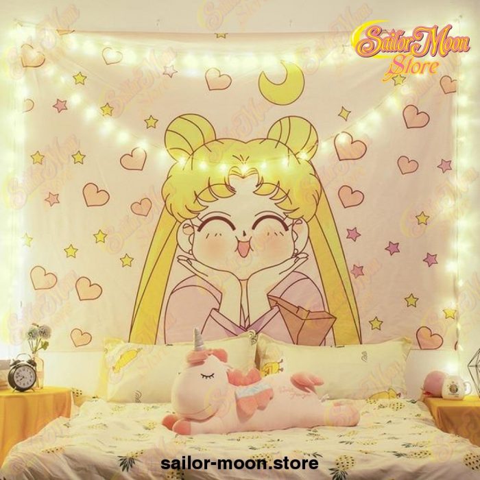 Come On Sailor Moon Tapestry Wall Decor