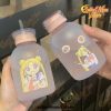 Cute Sailor Moon Transparent Plastic Water Bottle