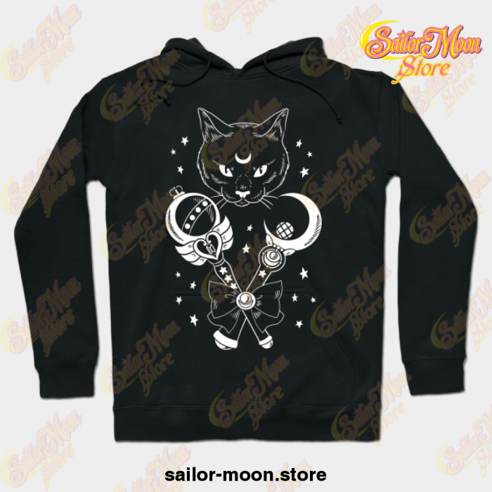 In The Name Of Moon Hoodie Black / S