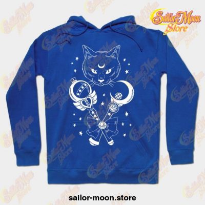 In The Name Of Moon Hoodie Blue / S