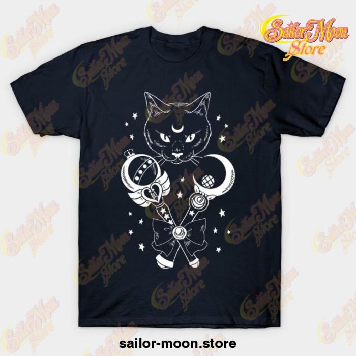 In The Name Of Moon T-Shirt Navy Blue / S