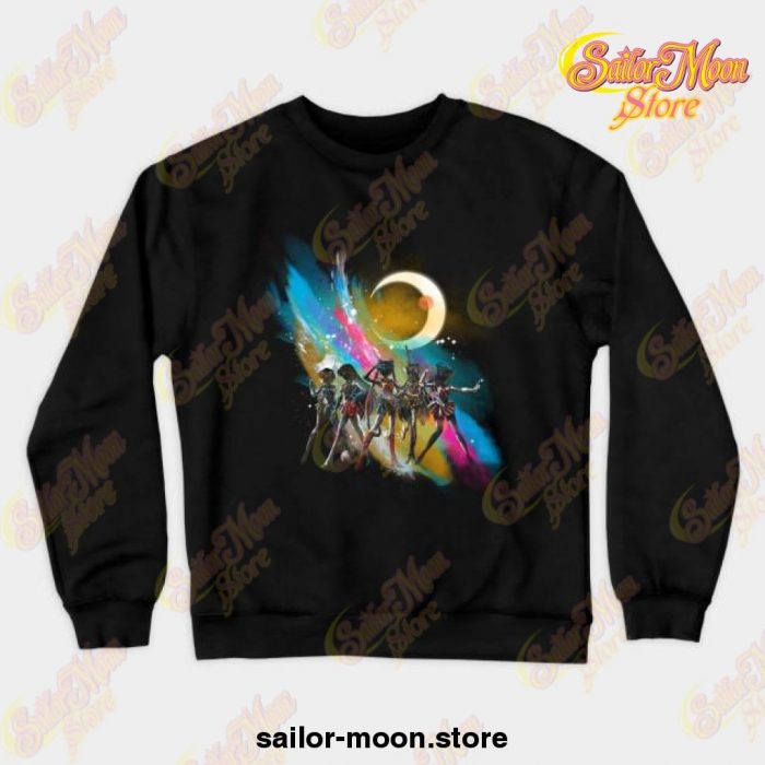 Pretty Guardians Of The Galaxy Crewneck Sweatshirt Black / S