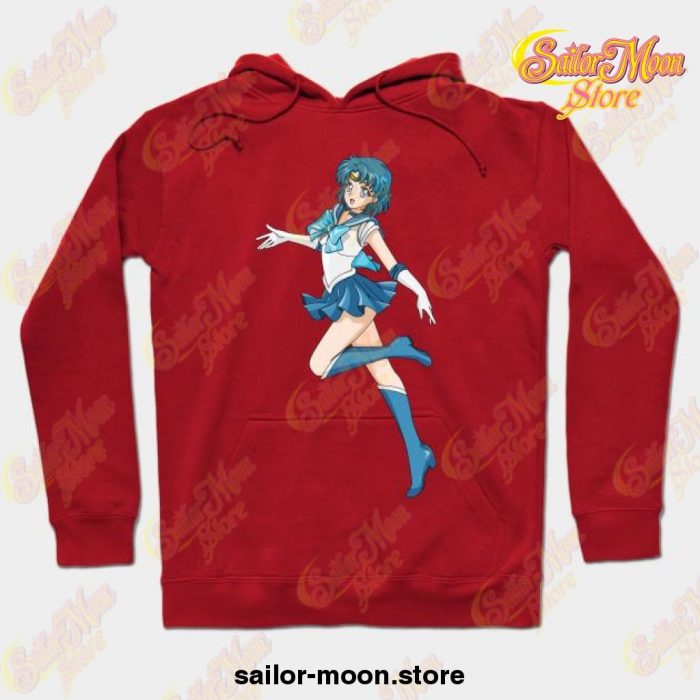 Sailor Mercury Hoodie Red / S