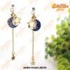 Sailor Moon 25Th Cosplay Earring Girl Blue Star