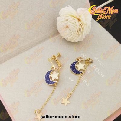 Sailor Moon 25Th Cosplay Earring Girl Blue Star