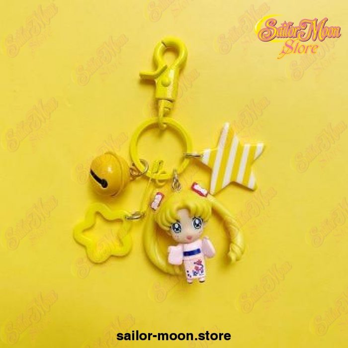 Sailor Moon Cat Lady Cute Keychain