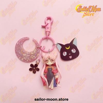 Sailor Moon Cat Lady Cute Keychain Style 3