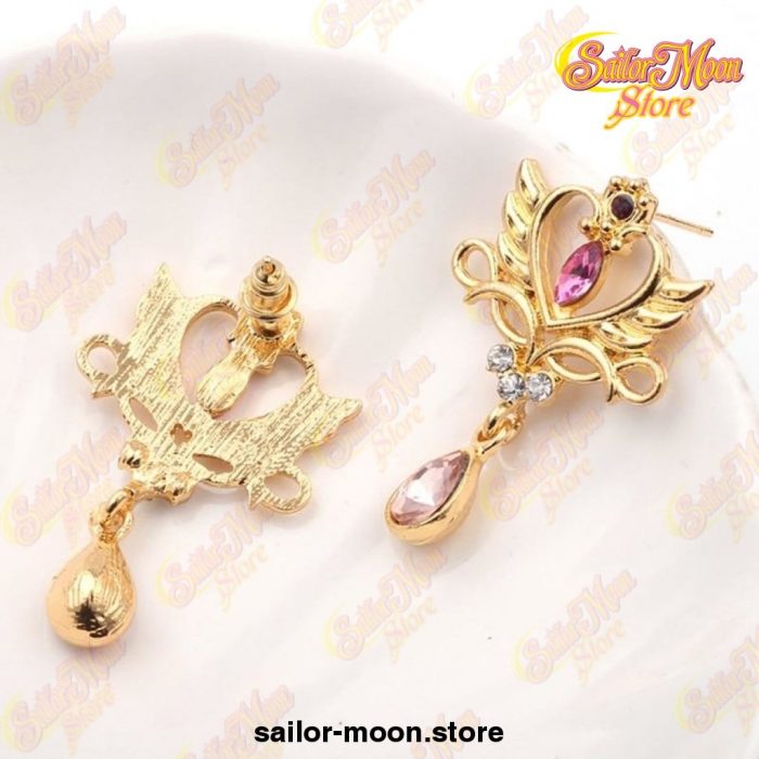 Sailor Moon Earrings Cosplay Princess Queen Serenity Tiara Stud Earring