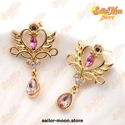 Sailor Moon Earrings Cosplay Princess Queen Serenity Tiara Stud Earring