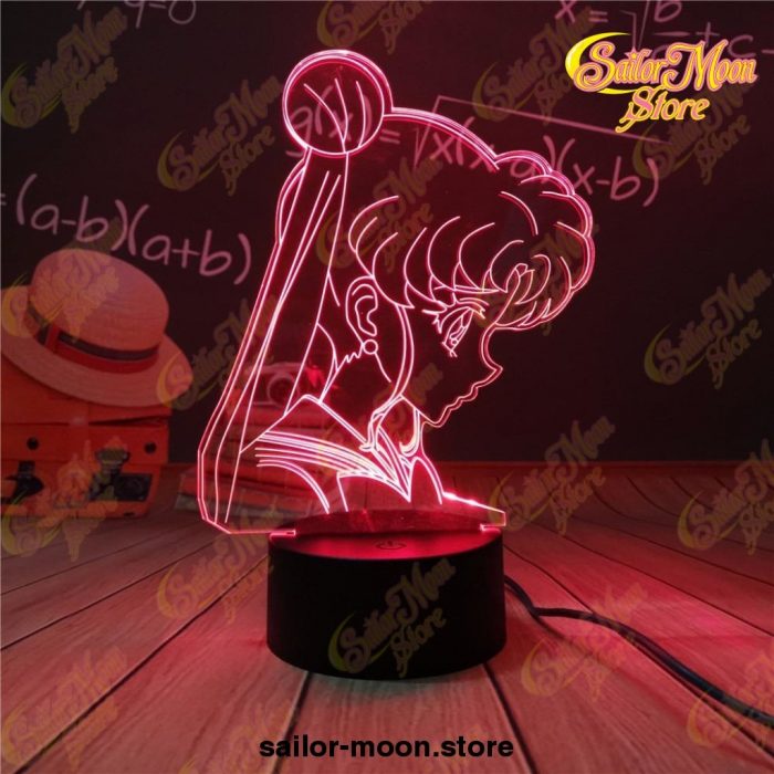 Sailor Moon Face Led Lamp Night Light For Girls Bedroom Decor