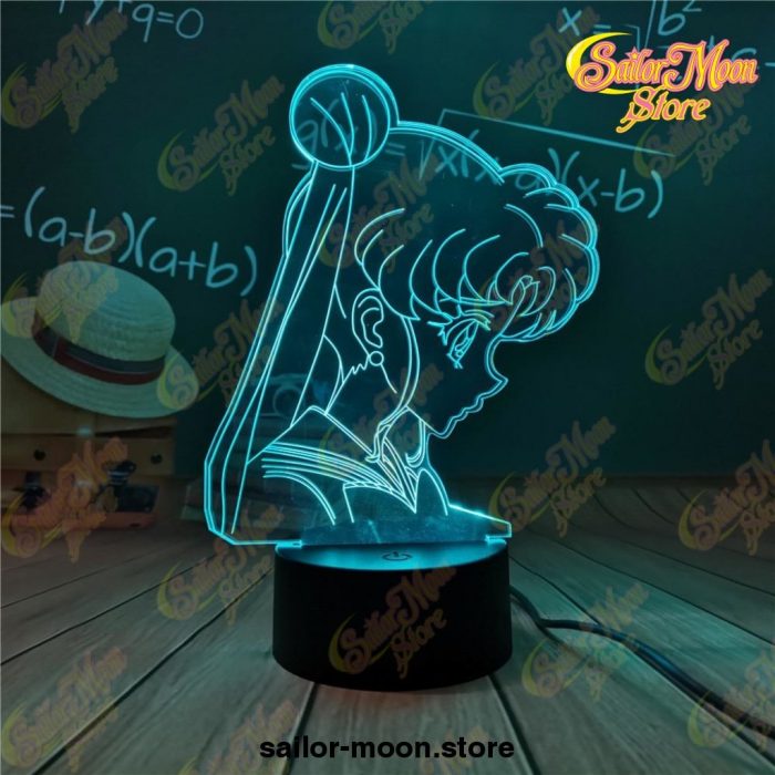 Sailor Moon Face Led Lamp Night Light For Girls Bedroom Decor