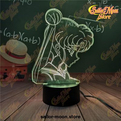 Sailor Moon Face Led Lamp Night Light For Girls Bedroom Decor