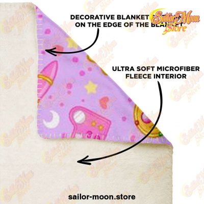 Sailor Moon Microfleece Blanket #02 Premium - Aop