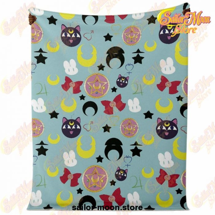 Sailor Moon Microfleece Blanket #03 Premium - Aop