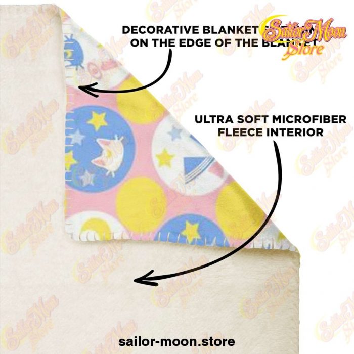 Sailor Moon Microfleece Blanket #04 Premium - Aop