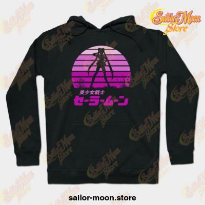 Sailor Moon Sun Set Hoodie Black / S