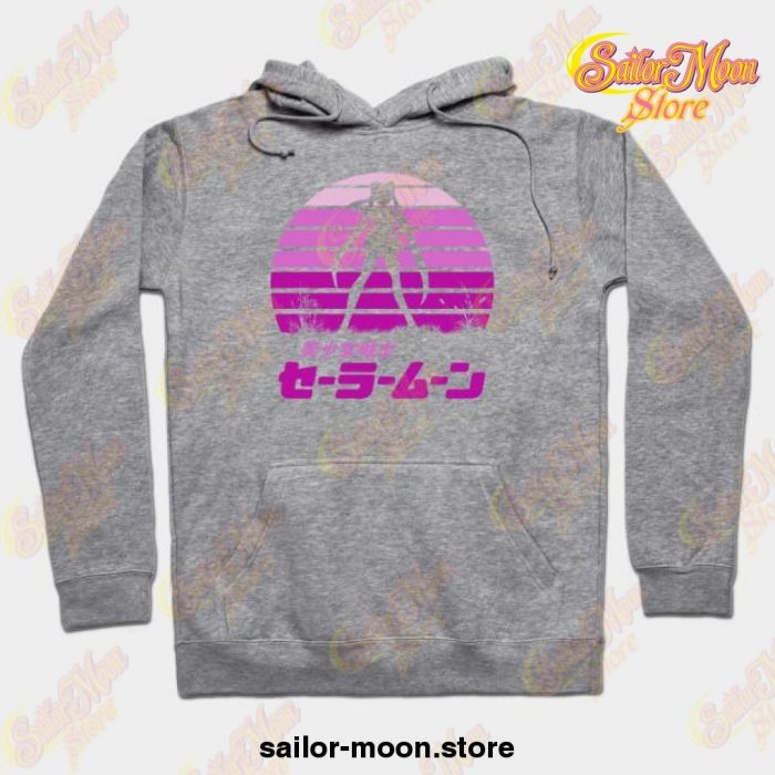 Sailor Moon Sun Set Hoodie Gray / S