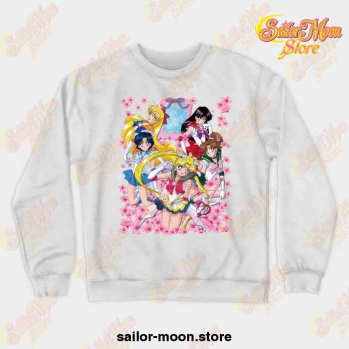 Super Inner Senshi Crewneck Sweatshirt White / S