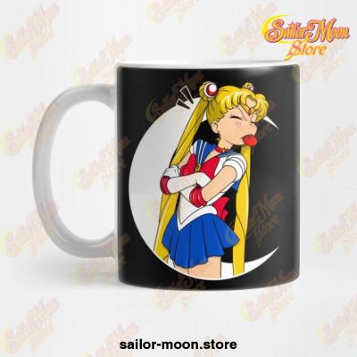 Usagi Tongue Out - White Moon Mug