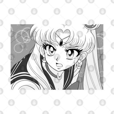 Sailor Moon Manga Style Tapestry Official Cow Anime Merch