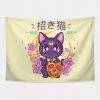 Lucky Cat Luna Tapestry Official Cow Anime Merch