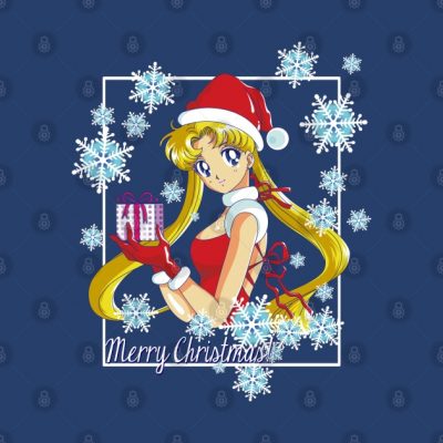 Merry Christmas Sailor Moon Blue Version Tote Official Cow Anime Merch