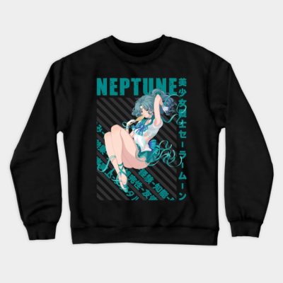 Sailor Moon Michiru Kaiou Neptune Crewneck Sweatshirt Official Cow Anime Merch