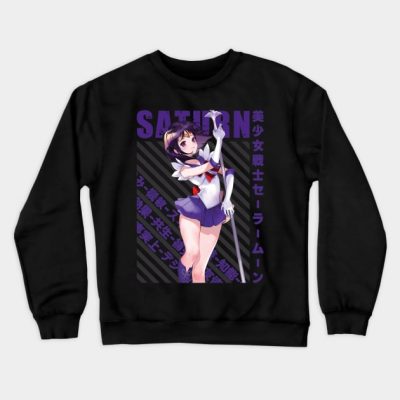 Sailor Moon Hotaru Tomoe Saturn Crewneck Sweatshirt Official Cow Anime Merch