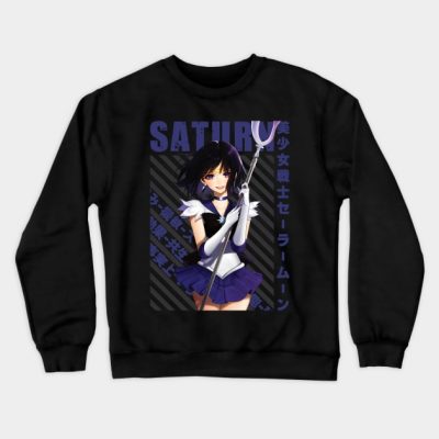 Sailor Moon Hotaru Tomoe Saturn Crewneck Sweatshirt Official Cow Anime Merch