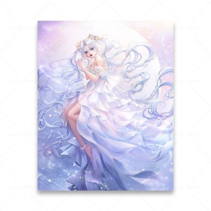 Anime Beautiful Girl Prints Sailor Moon Poster Wall Art Canvas Painting Cartoon Wall Pictruers Living Room 18 - Sailor Moon Store