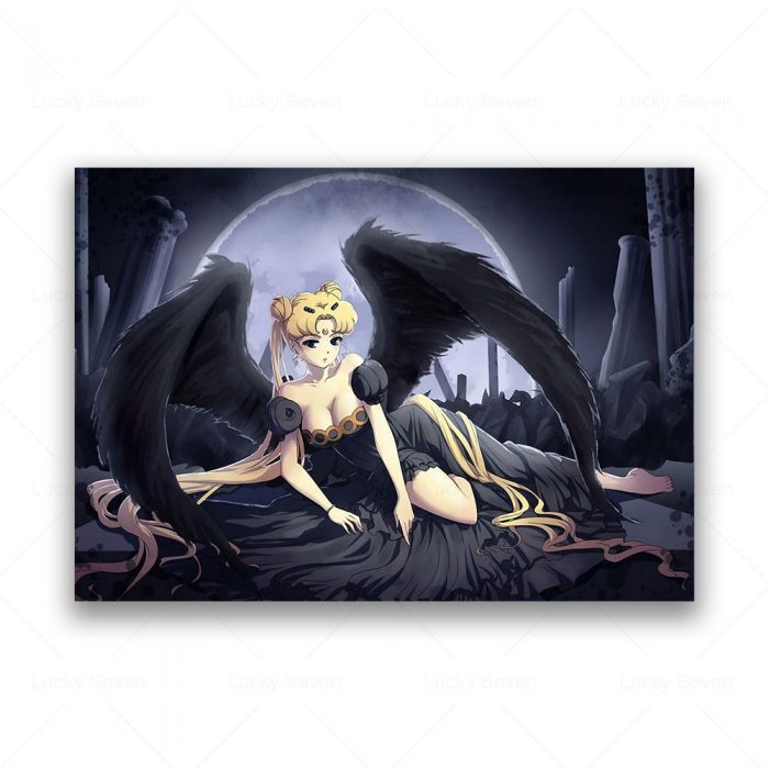 Anime Beautiful Girl Prints Sailor Moon Poster Wall Art Canvas Painting Cartoon Wall Pictruers Living Room 24 - Sailor Moon Store