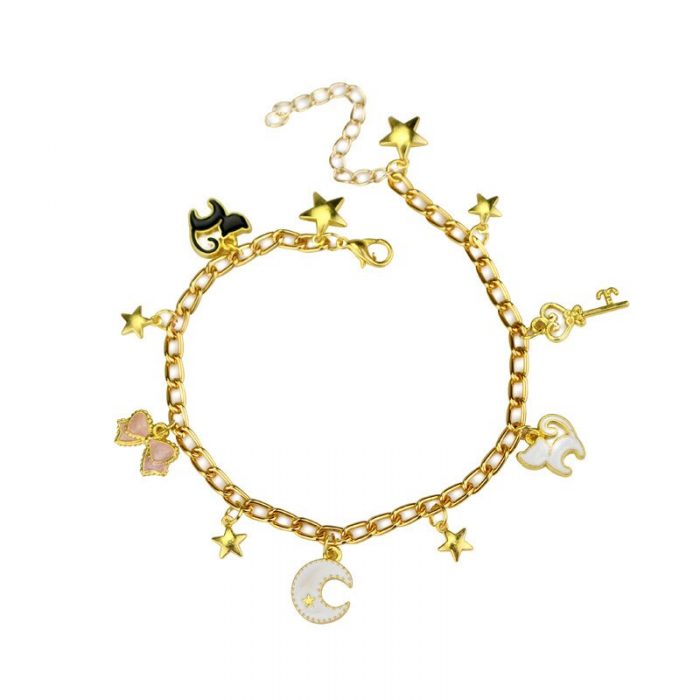 Cute Anime Sailor Moon Bracelet Tsukino Usagi Sailor Mercury Mars Jupiter Venus Cat Bow knot Bracelets 4 - Sailor Moon Store