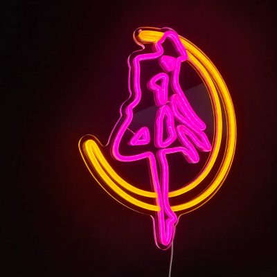 Sailor Moon Neon Sign Sailor Moon Decor LED Sailor Moon Lamp Wall Decor Anime Neon Light 3 - Sailor Moon Store