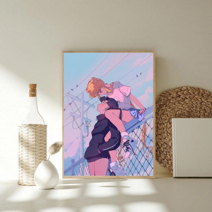 Seerlight Sailor Moon Poster Anime Art Poster Home Room Decor Wall Sticker Unframe 10 - Sailor Moon Store