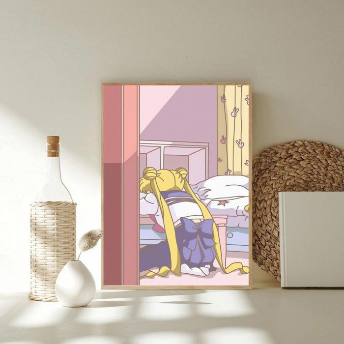 Seerlight Sailor Moon Poster Anime Art Poster Home Room Decor Wall Sticker Unframe 8 - Sailor Moon Store