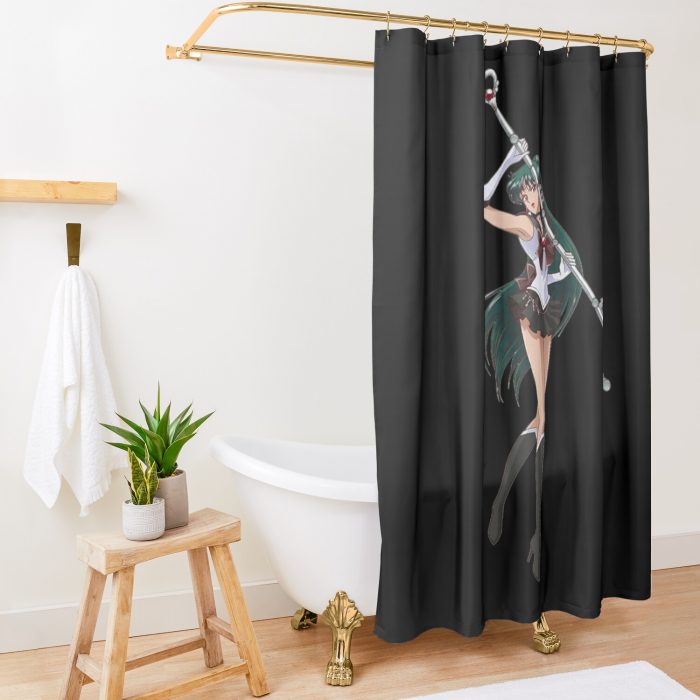 Sailor Pluto Shower Curtain Official Cow Anime Merch