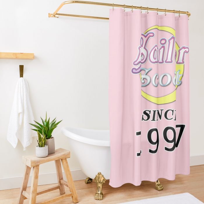 Sailor Scout Since  1997  - Cute Anime Manga Sailor Moon Shower Curtain Official Cow Anime Merch