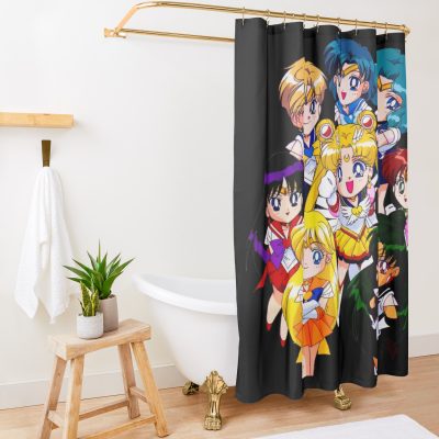 Sailor Moon Shower Curtain Official Cow Anime Merch