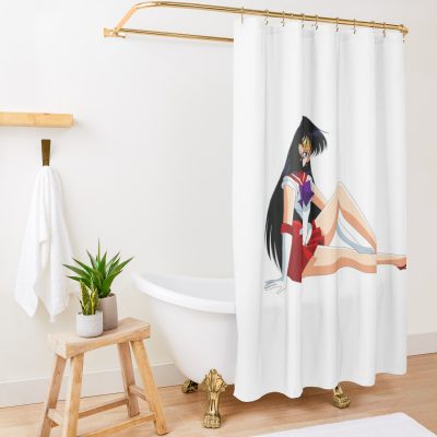 Sailor Mars Shower Curtain Official Cow Anime Merch