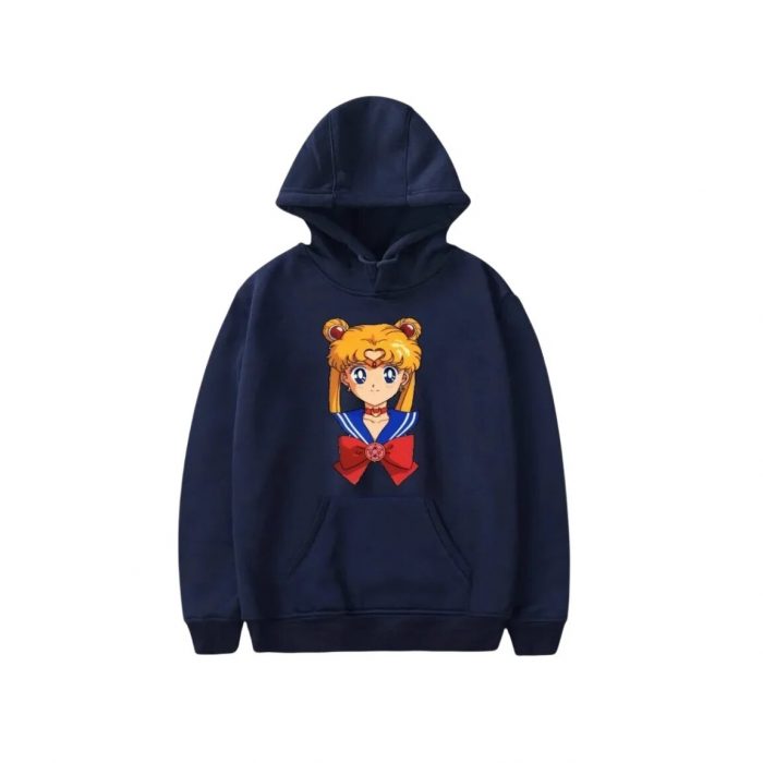 Anime S Sailors Moons Printed Hoodie Unisex Sweatshirt Casual Cartoon Long Sleeve Hoodie Pullover Outdoor - Sailor Moon Store